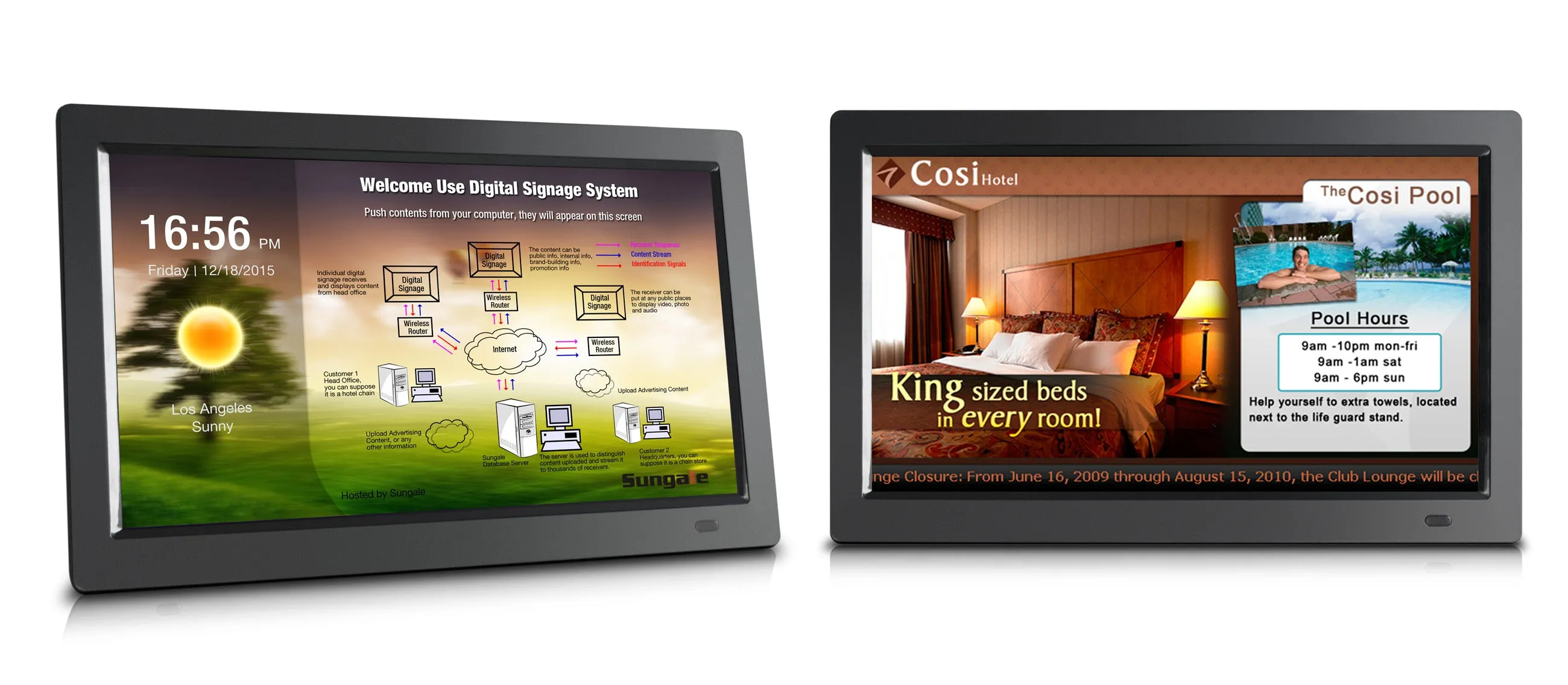 Digital Signage - Model: KWS759 - TV Streaming Box - All-in-One Business Advertising & Messaging System