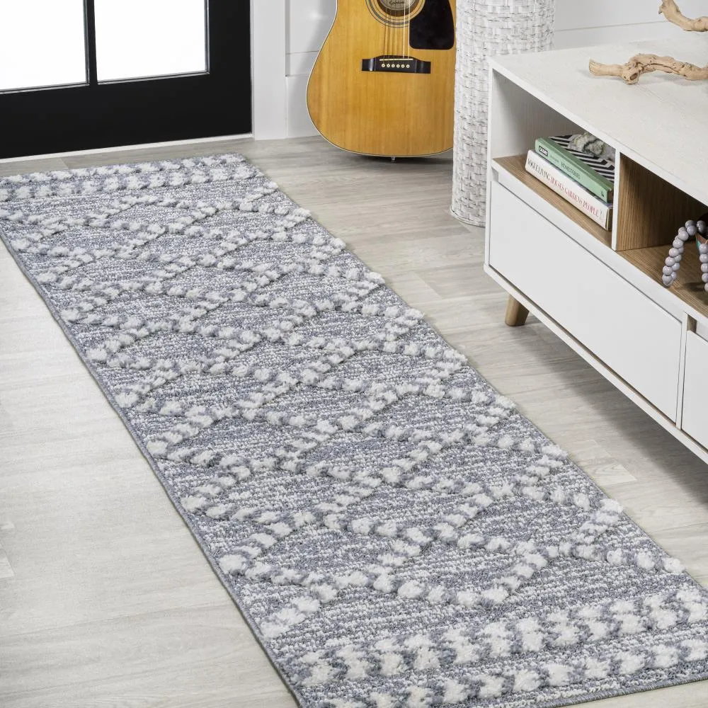 Dossi Moroccan Trellis High-low Area Rug
