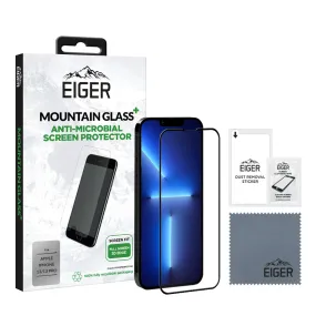 Eiger Mountain Glass  3D Anti-Microbial Screen Protector for Apple iPhone 13 / 13 Pro / 14