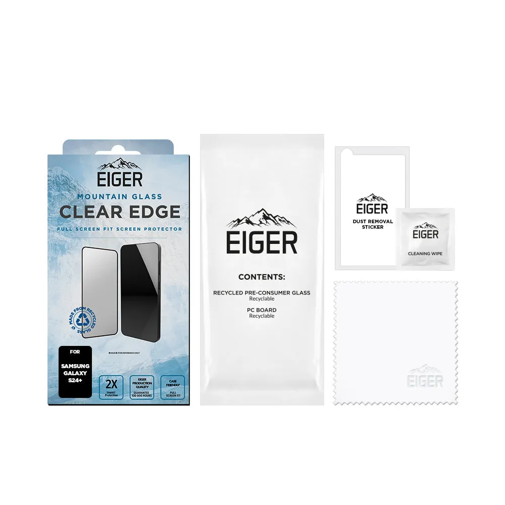 Eiger Mountain Glass CLEAR EDGE Screen Protector for Samsung Galaxy S24 