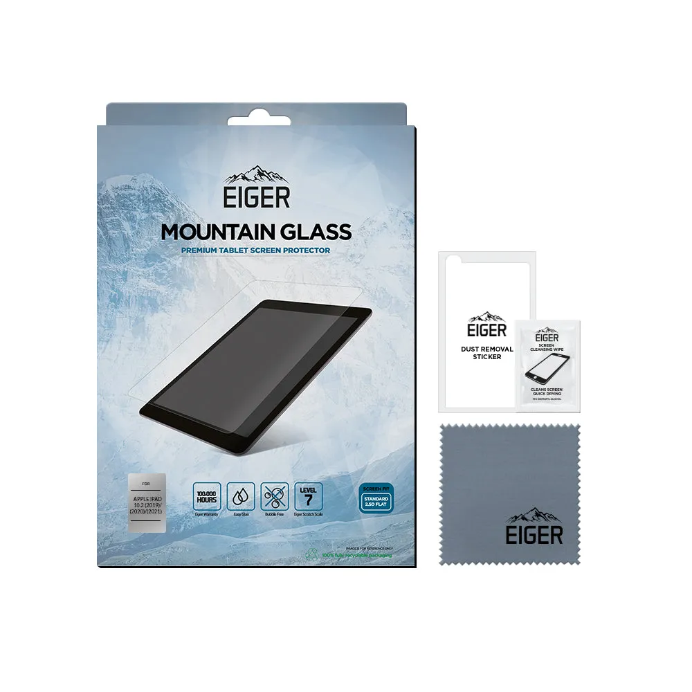 Eiger Mountain Glass Tablet 2.5D Screen Protector for Apple iPad 10.2 (9th Gen) (2019) (2020) (2021)