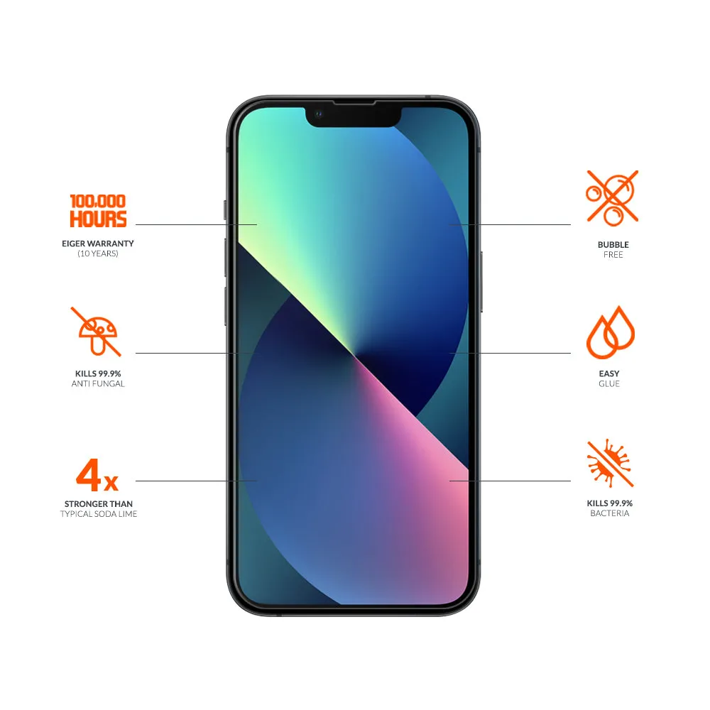 Eiger Mountain Glass Ultra 2.5D Screen Protector for Apple iPhone 13 Pro Max / 14 Plus