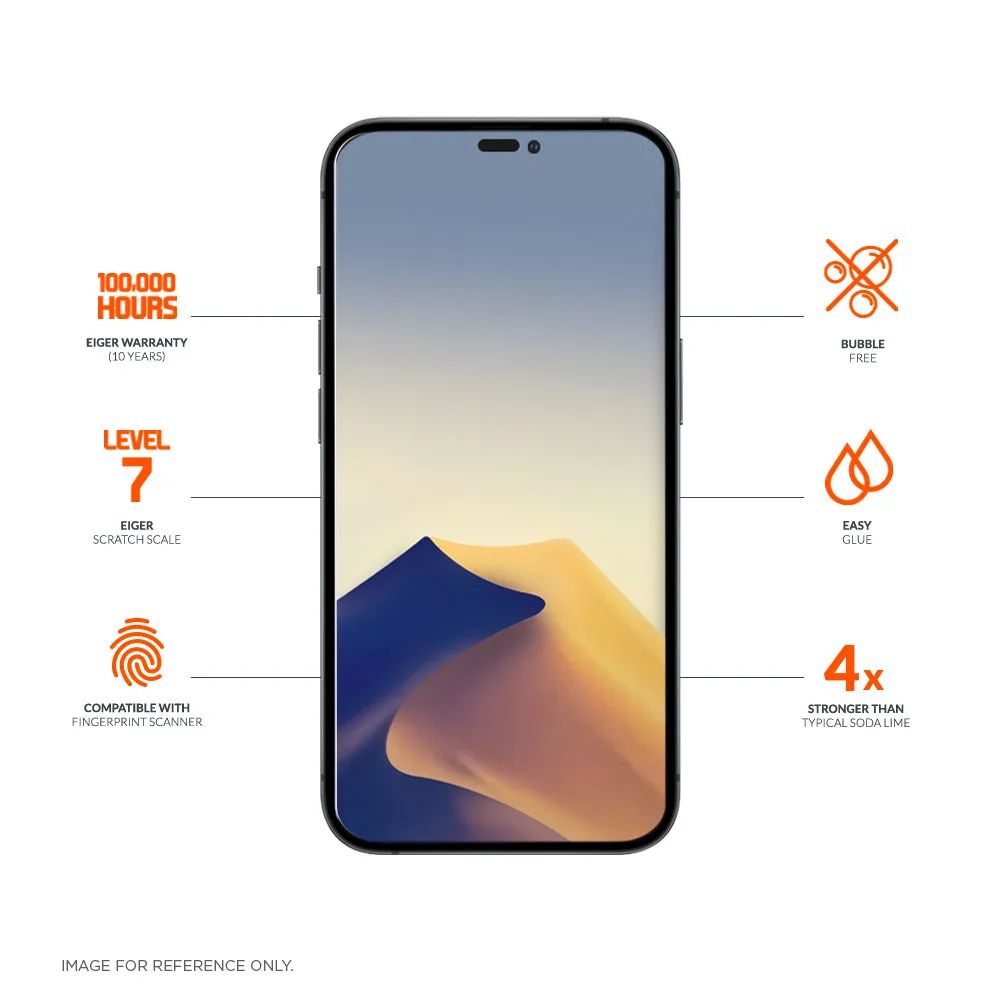 Eiger Mountain Glass Ultra Screen Protector 2.5D for Apple iPhone 14 Pro Max