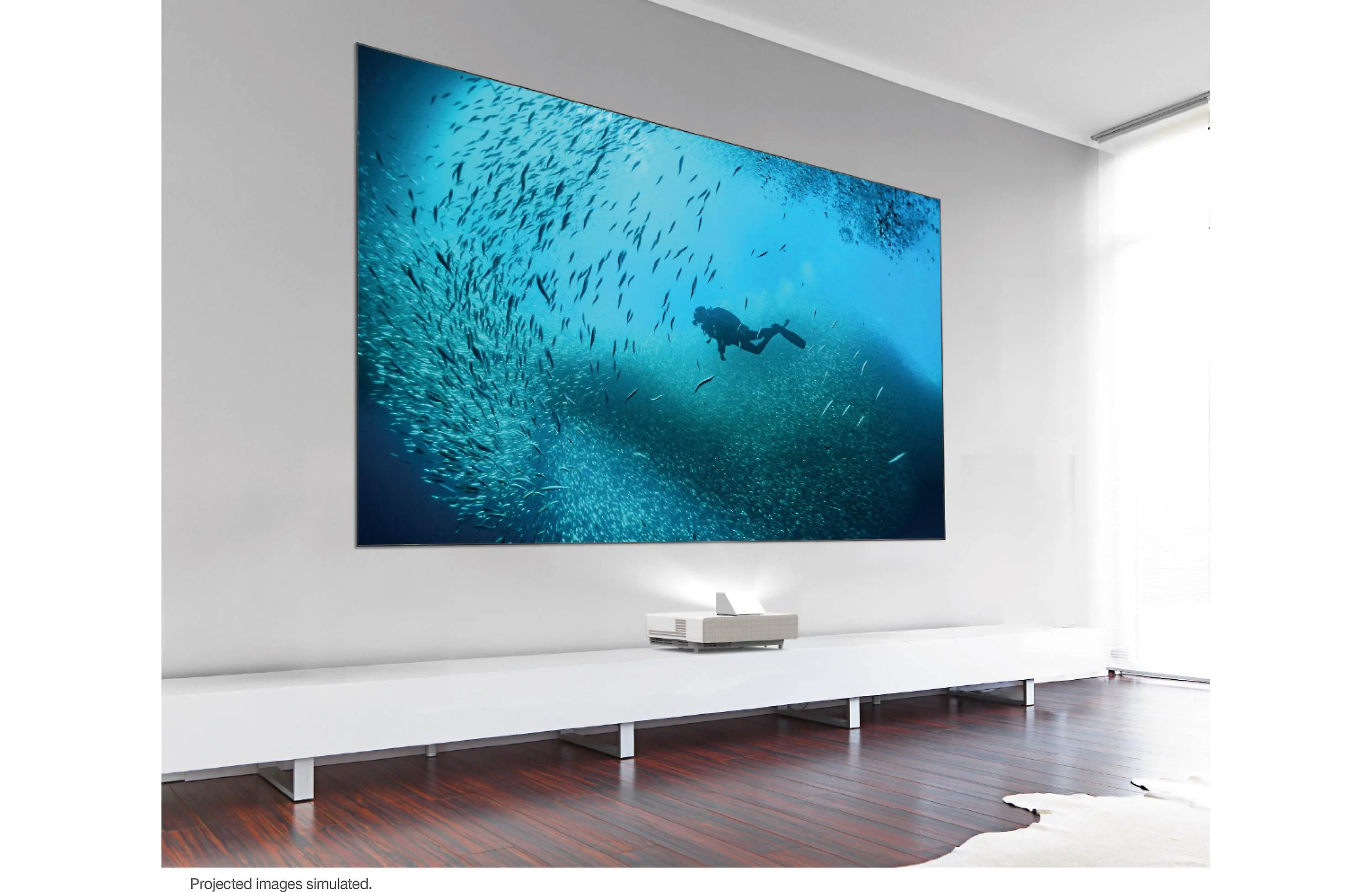 Epson 100" EpiqVision Ultra LS500 4K PRO-UHD Laser Projection TV