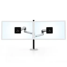 Ergotron LX Dual Stacking Arm Tall Pole Monitor Arm (45-549-026)