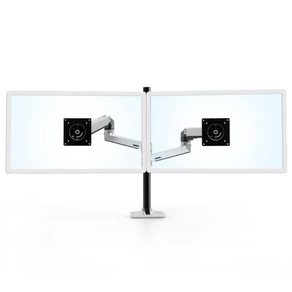 Ergotron LX Dual Stacking Arm Tall Pole Monitor Arm (45-549-026)