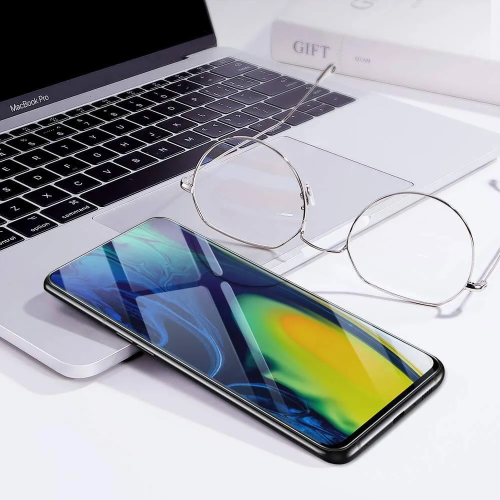 ESR Full Coverage Glass Screen Protector for Samsung Galaxy A80 - Black, 2 Pack