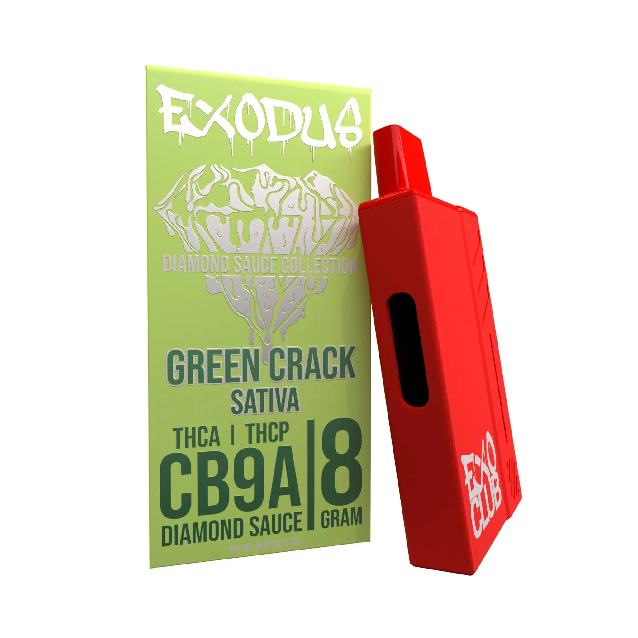 Exodus CB9A   THCA Disposable 8G