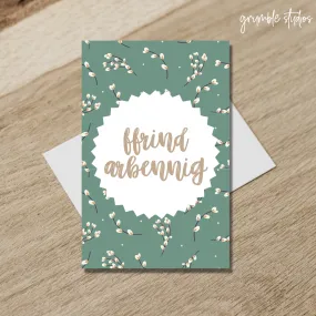 Ffrind Arbennig Welsh Card