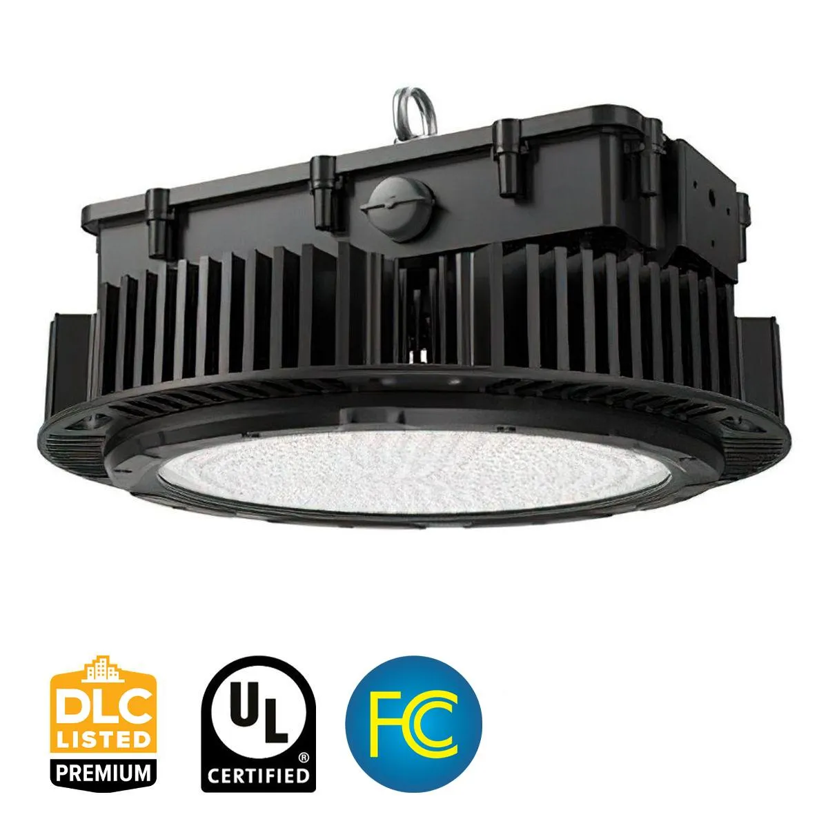 Flood Light and High Bay LED Light, 450 Watts, 77130 Lumens, 5000K, Black Finish, 120/277V