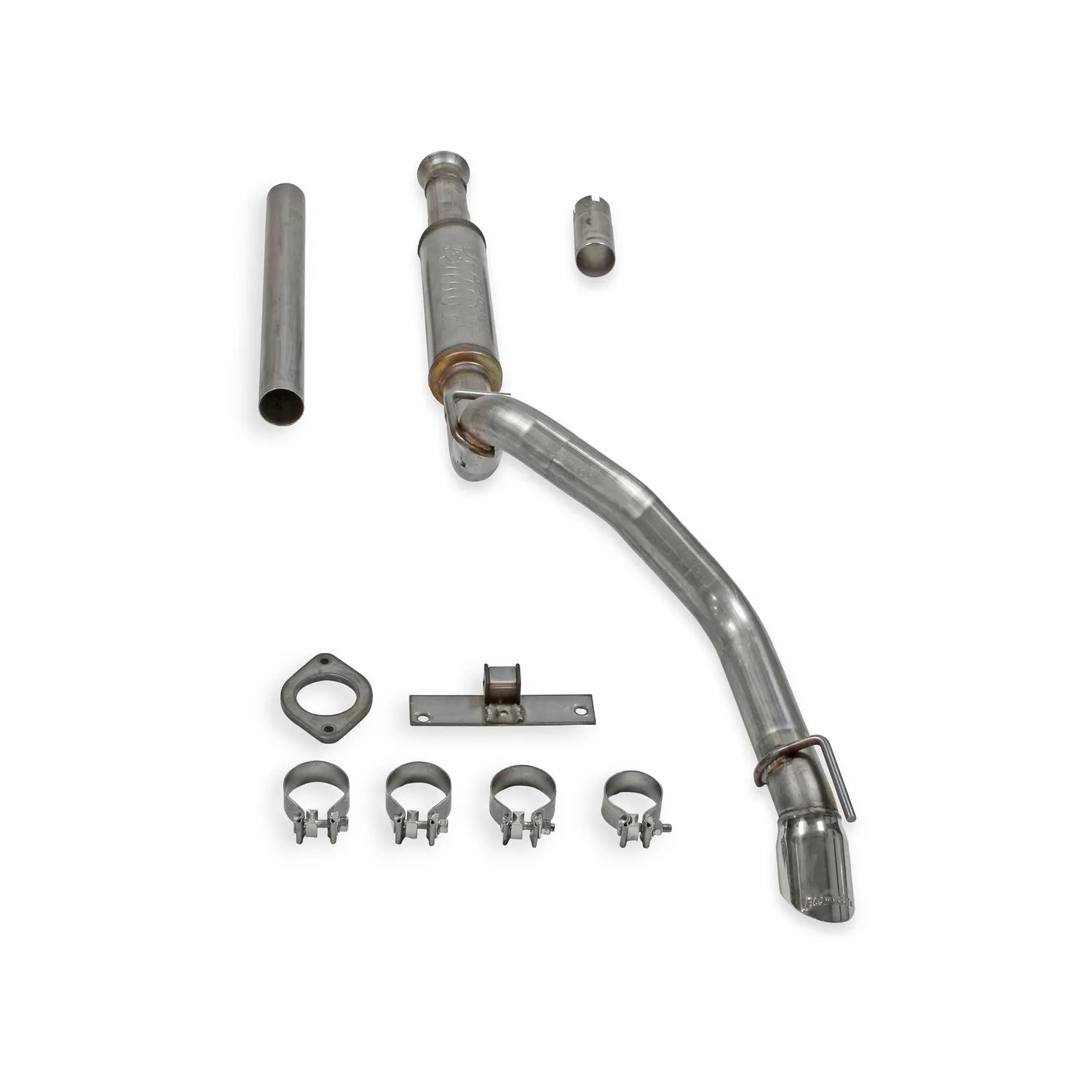 Flowmaster FlowFx Exhaust System - Cat-Back - 2-1/2" Diameter - Single Rear Exit - 4-3/4" Polished Tip - Stainless
