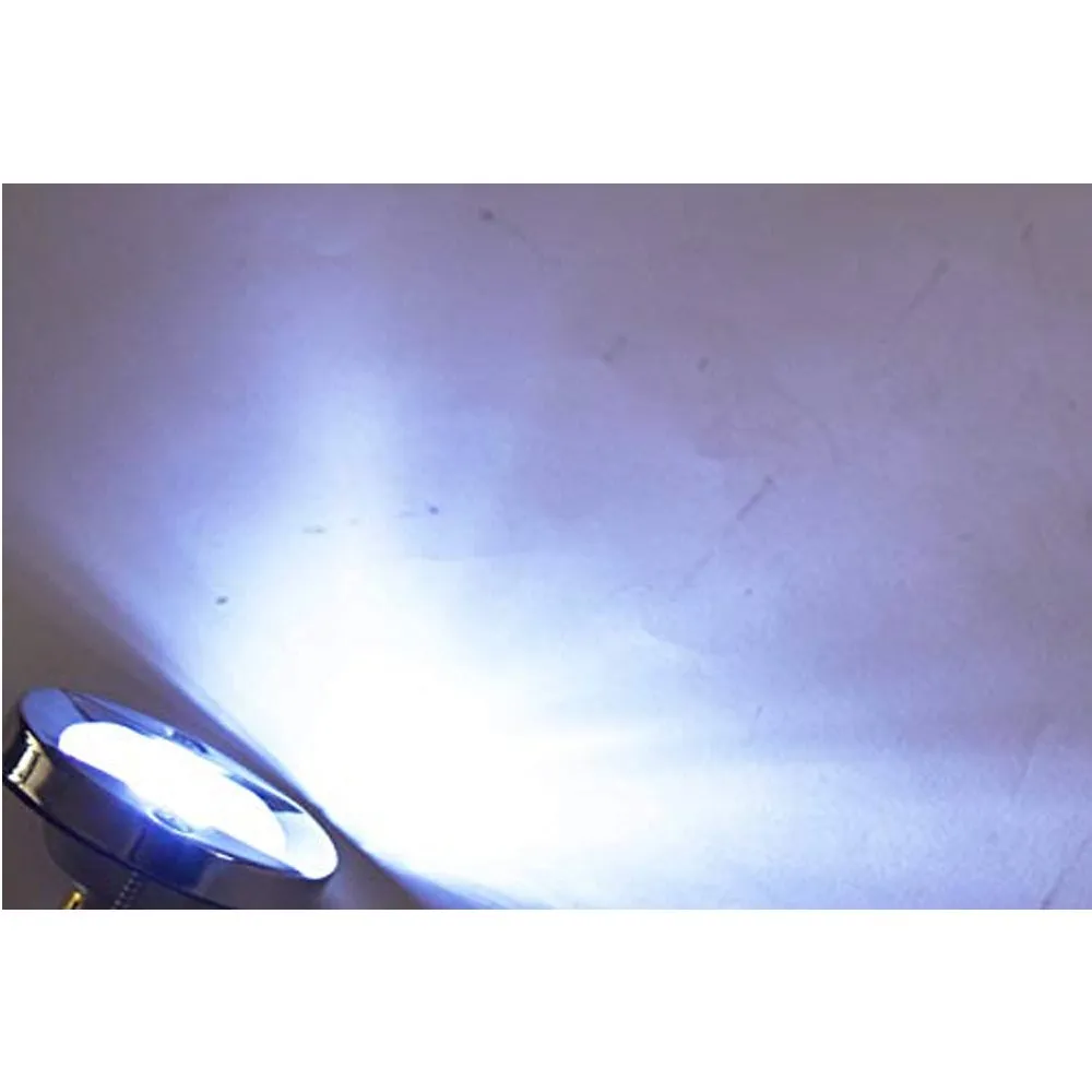 Flush Mount Caution White Round Stainless Waterproof 3”  LED (12V 18W)