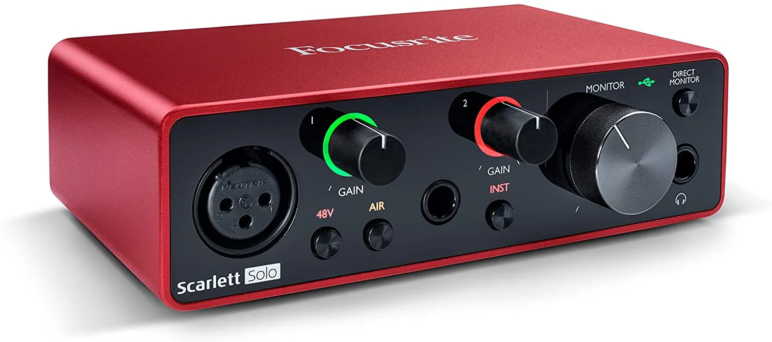 Focusrite Scarlett Solo Studio 3rd Gen Recording Bundle