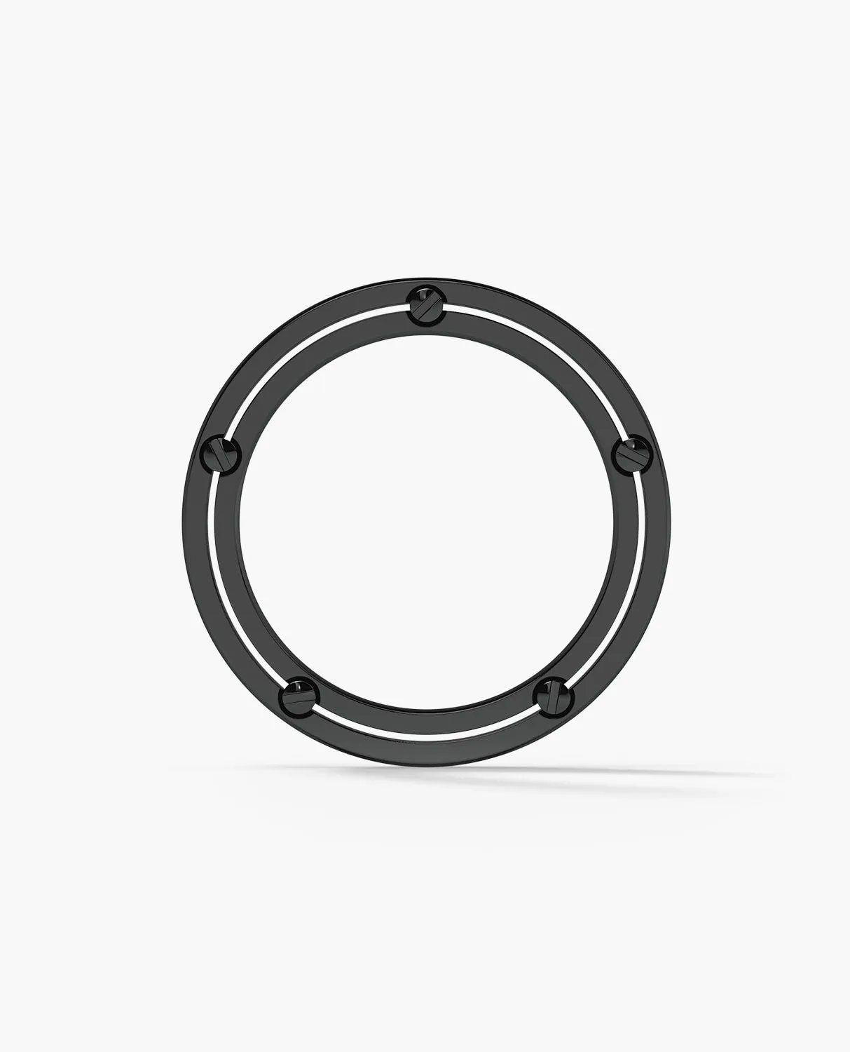 FRANKLIN Comfort Fit EverBlak Black Gold Ring with 0.50ct Black Diamonds