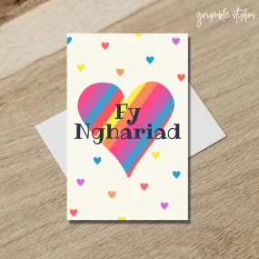 Fy Nghariad Welsh Card