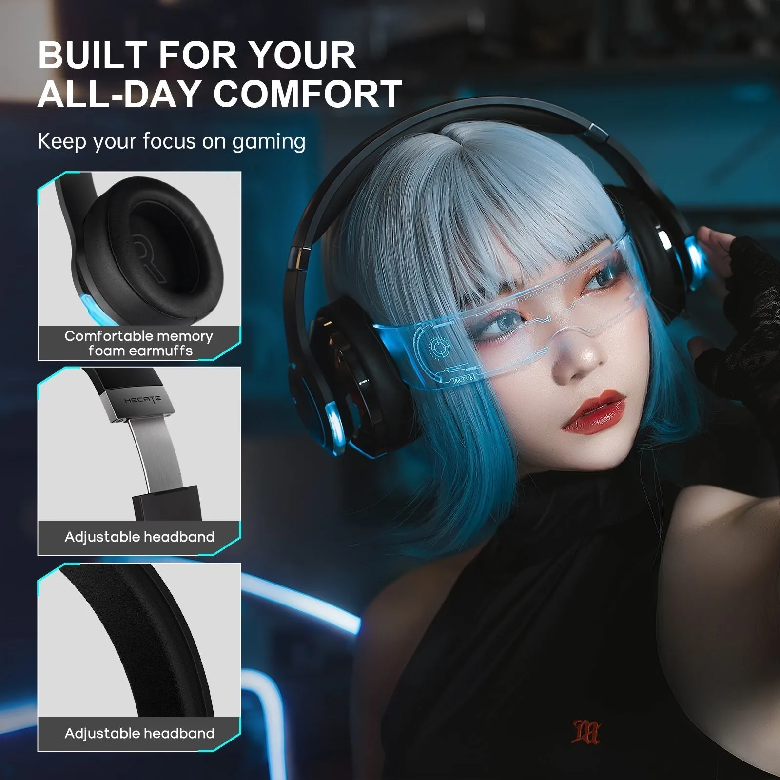 G5BT Gaming Headset Low Latency Bluetooth Gaming Headset