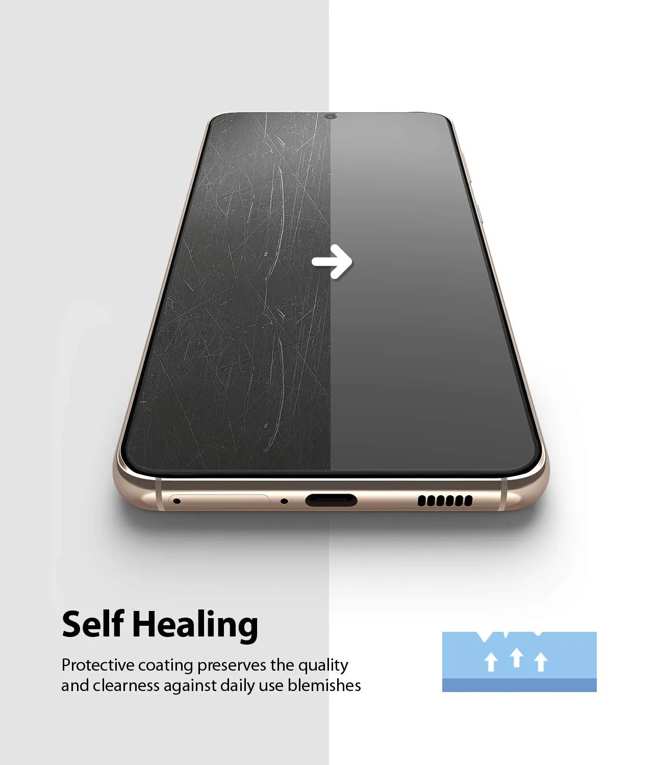 Galaxy S21 Screen Protector Film | EASY FLEX FILM - 2 Pack