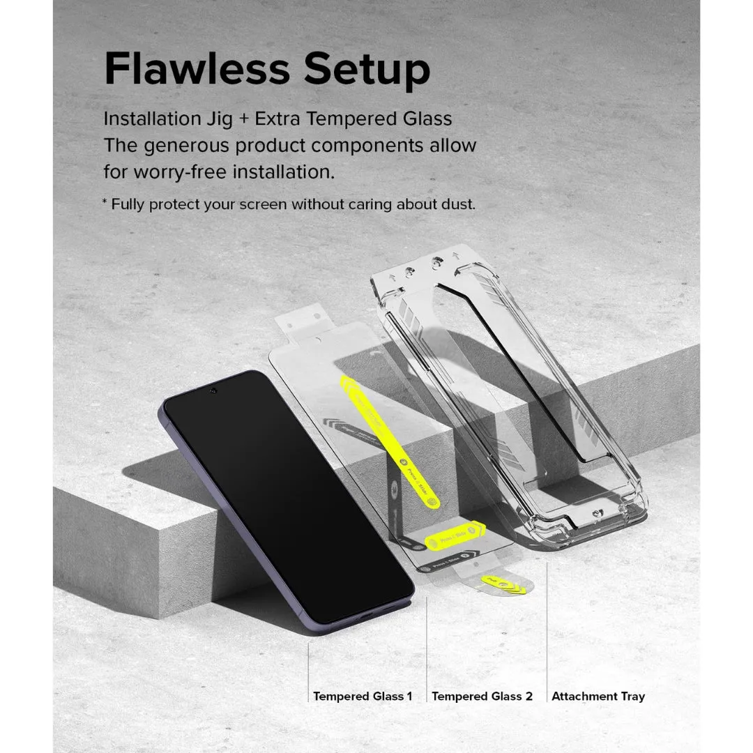 Galaxy S24 Plus Screen Protector Easy Slide Tempered Glass (2 Pack)