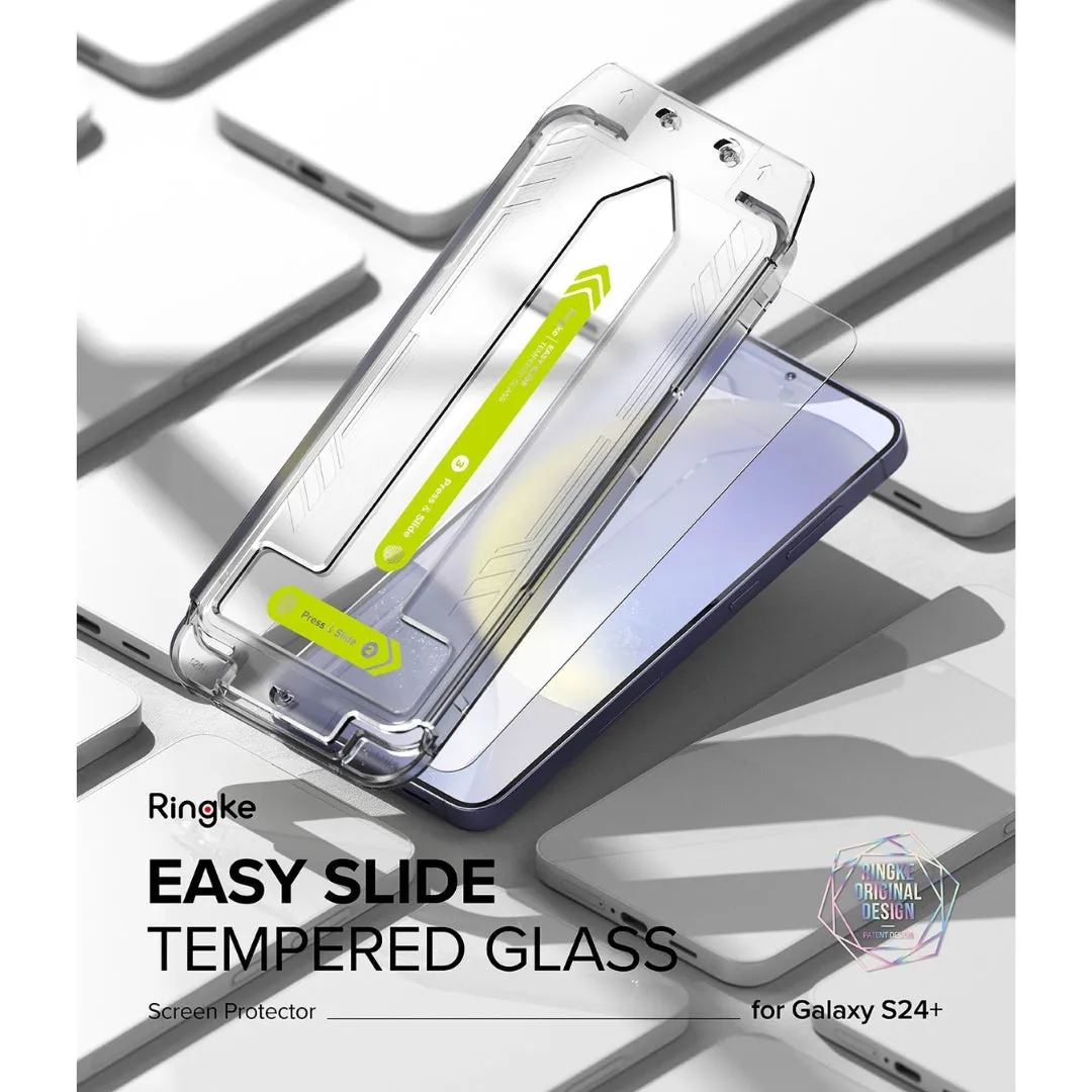 Galaxy S24 Plus Screen Protector Easy Slide Tempered Glass (2 Pack)