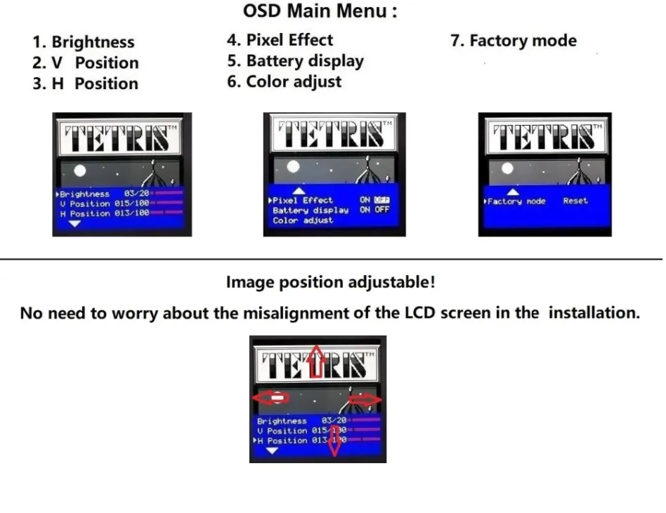 Game Boy Pocket OSD Backlight Mod Kit - Hispeedido