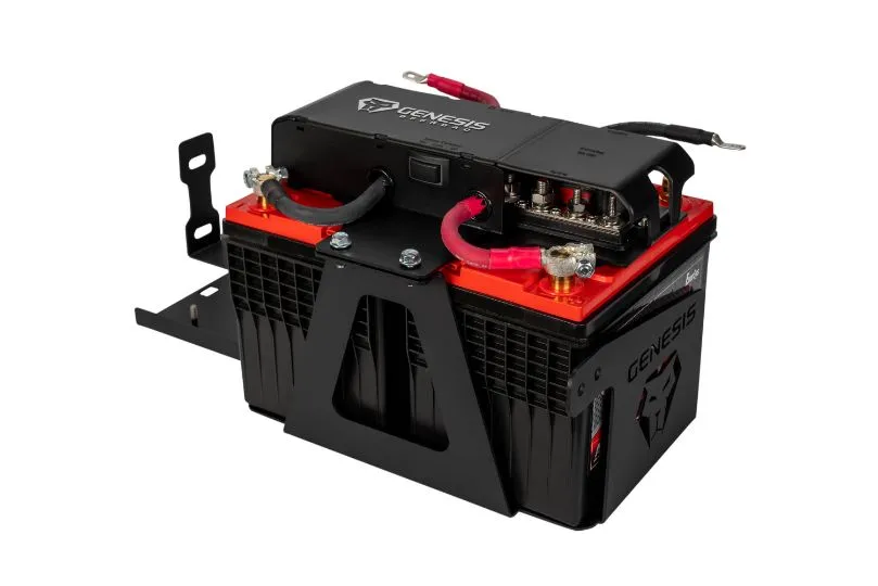 GENESIS OFFROAD | Jeep Gladiator 2020-Current Dual Battery Kit (185-JTDBKG3)