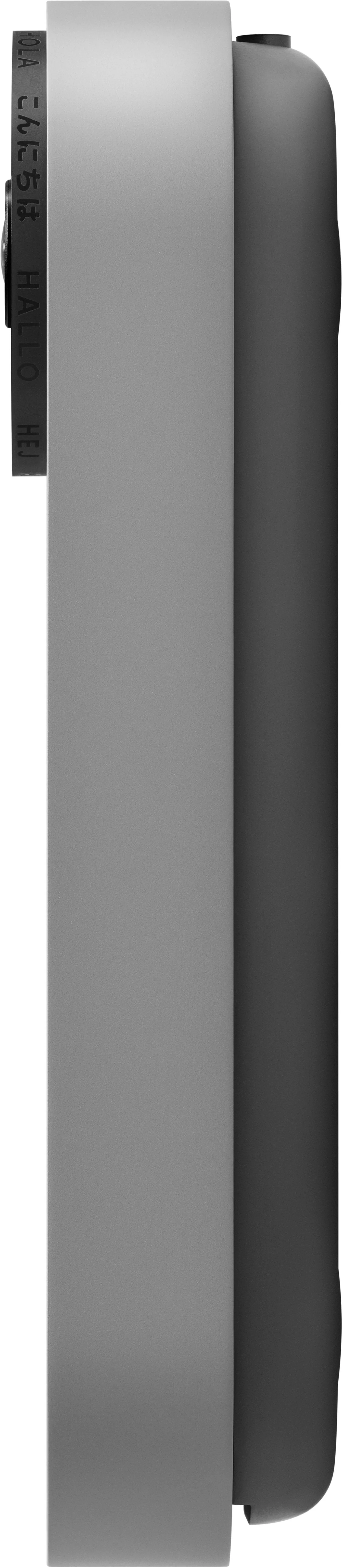 Google - Geek Squad Certified Refurbished Nest Doorbell Wired (2nd Generation) - Ash
