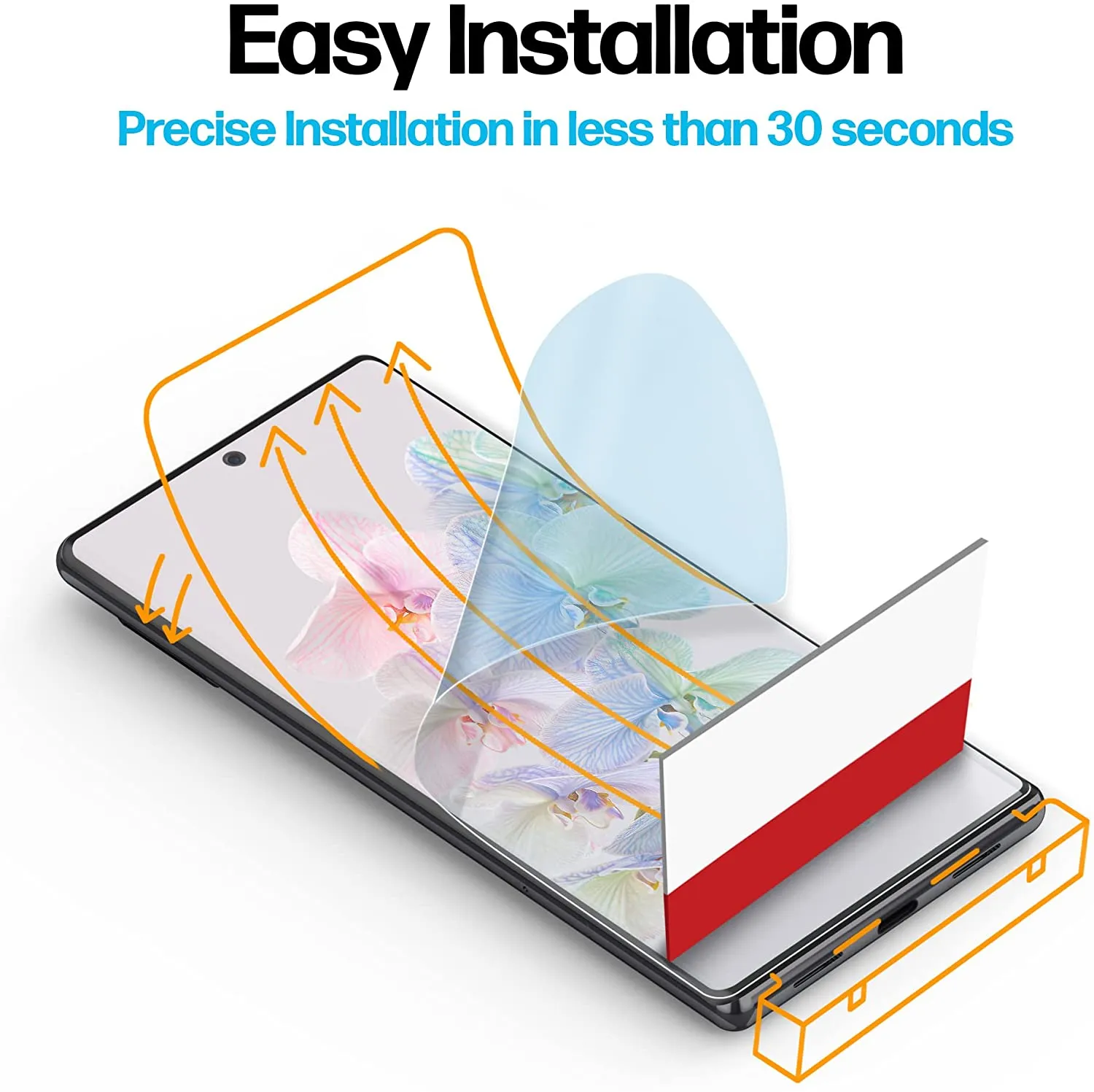 Google Pixel 6 Pro Anti-Scratch Screen Protector Film [2-Pack]