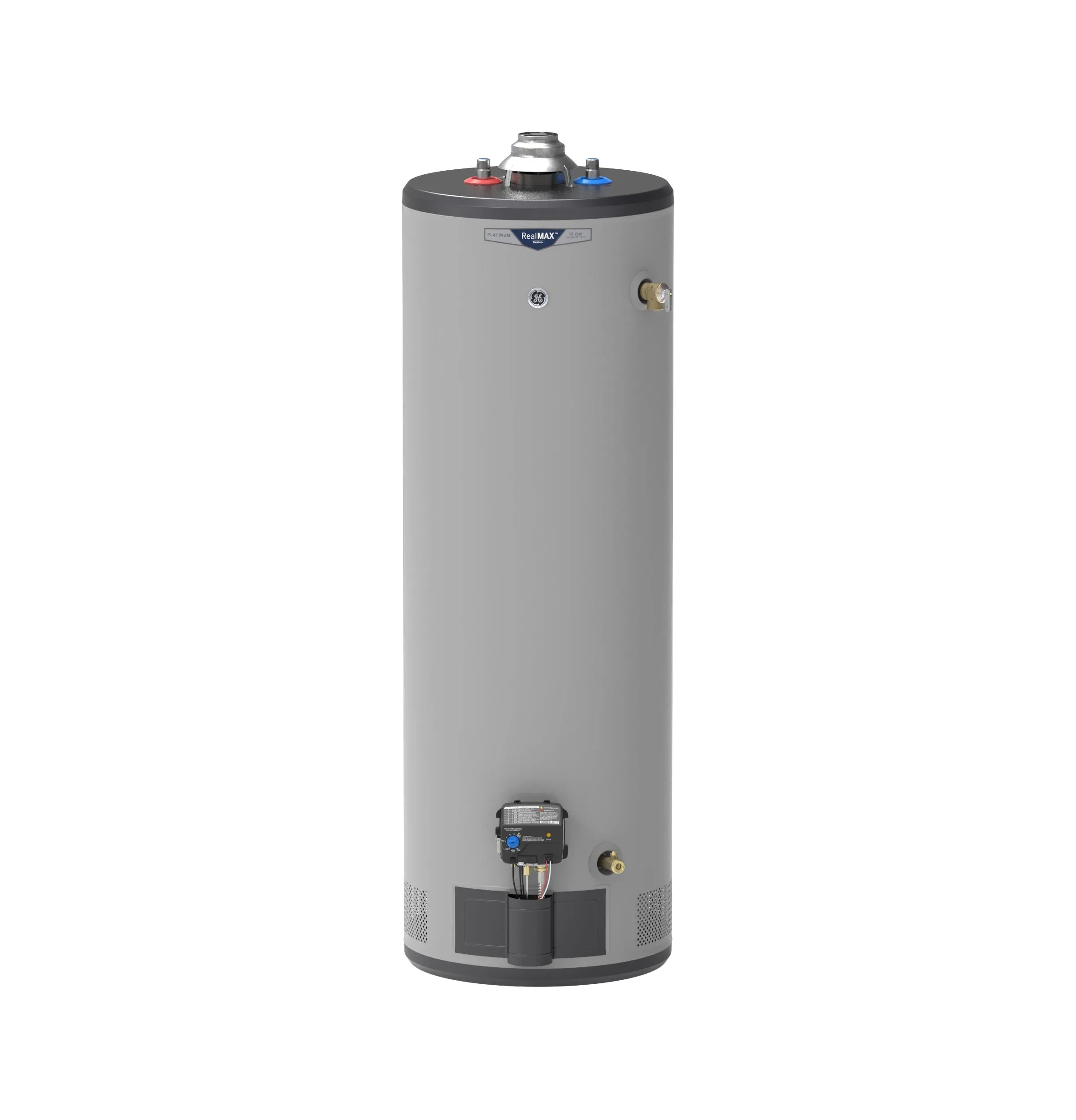 GP40T12BXR GE RealMAX Platinum 40-Gallon Tall Liquid Propane Atmospheric Water Heater