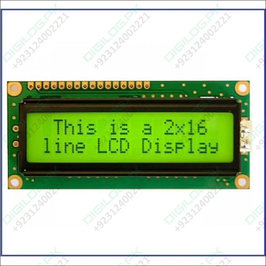 Green Color 1602 Character Lcd Display 16x2 Lcd Display
