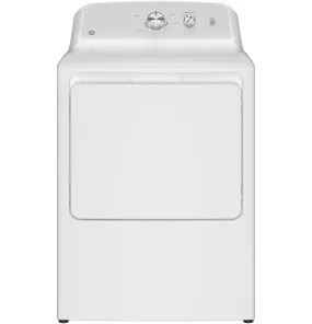 GTD38EASWWS GE® 7.2 cu. ft. Capacity Electric Dryer with Up To 120 ft. Venting&#x200B; and Reversible Door&#x200B;