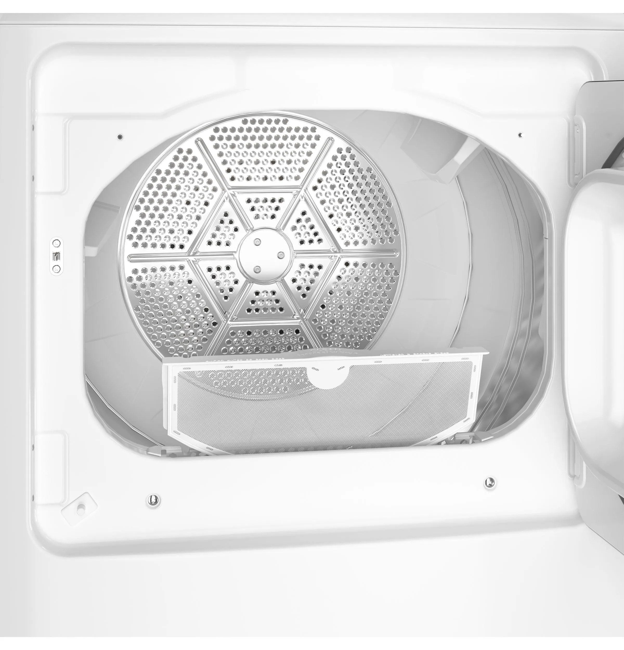 GTD48GASWWB GE® 7.2 cu. ft. Capacity Gas Dryer with Up To 120 ft. Venting and Extended Tumble