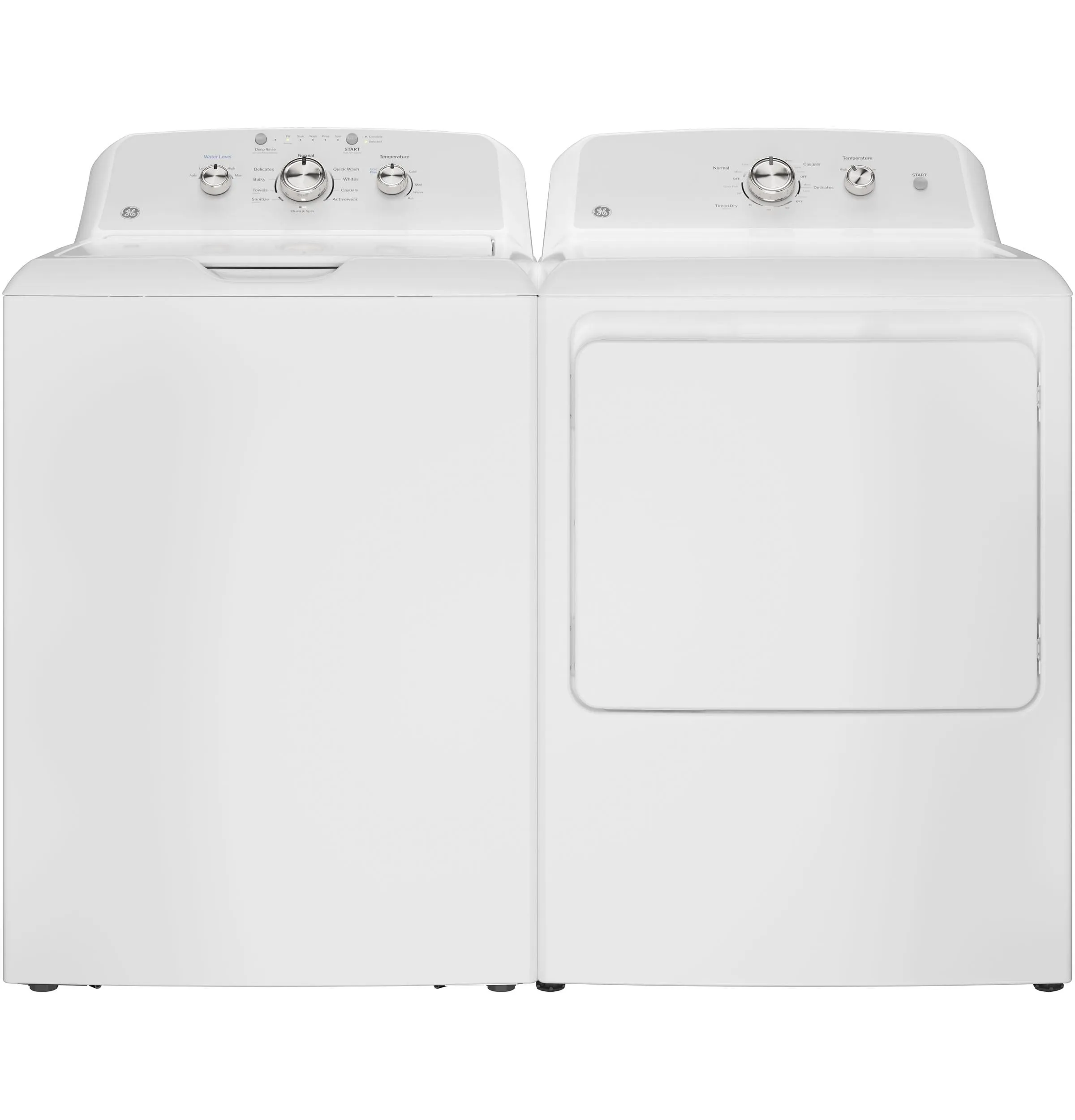 GTX38GASWWS GE® 6.2 cu. ft. Capacity Gas&#x00A0;Dryer with Up To 120 ft. Venting and Shallow Depth&#x200B;