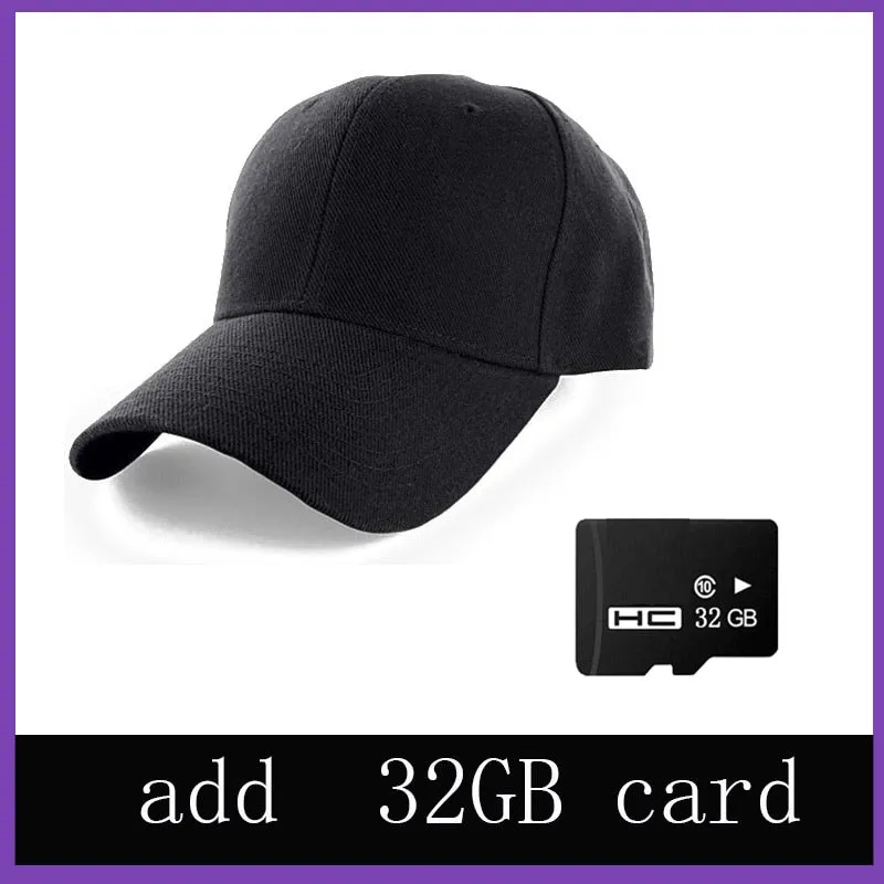 HD 4K Live Video Recording Baseball Cap