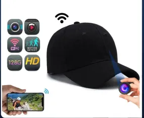 HD 4K Live Video Recording Baseball Cap
