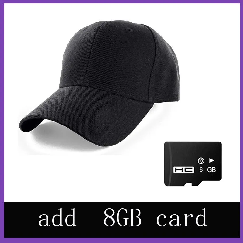 HD 4K Live Video Recording Baseball Cap