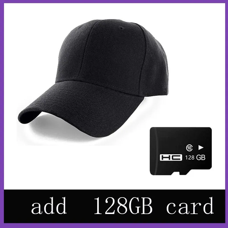 HD 4K Live Video Recording Baseball Cap