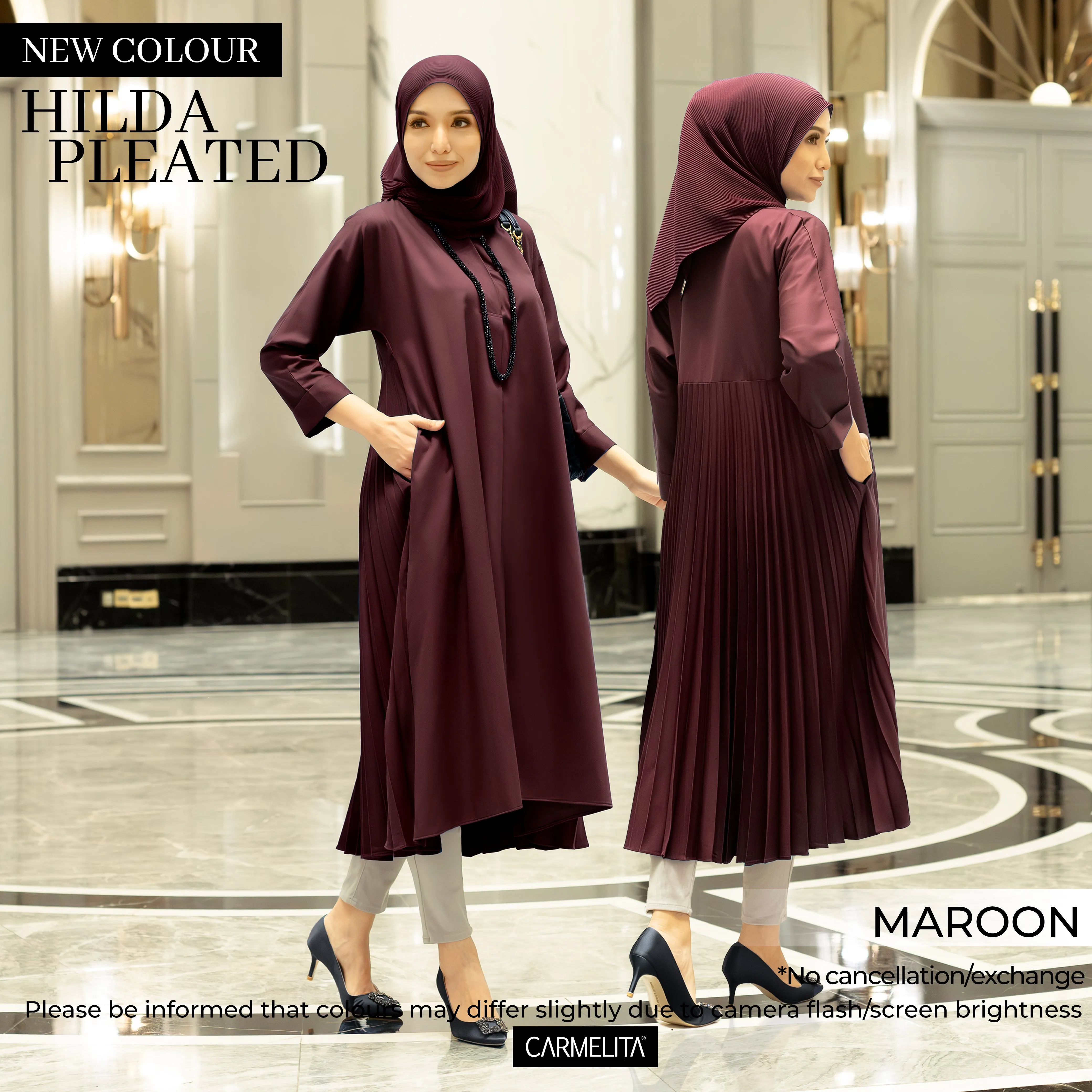 HILDA PLEATED BLOUSE