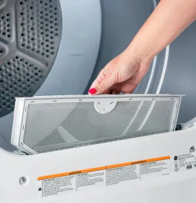 HTX26EASWWW Hotpoint® 6.2 cu. ft. Capacity&#x00A0;&#x00A0;Electric&#x00A0;Dryer&#x00A0;with Up To 120 ft. Venting and Shallow Depth&#x200B;
