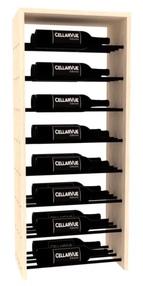 InstaCellar - 17.5" Horizontal Double Deep Top Display - Black Metal Rods