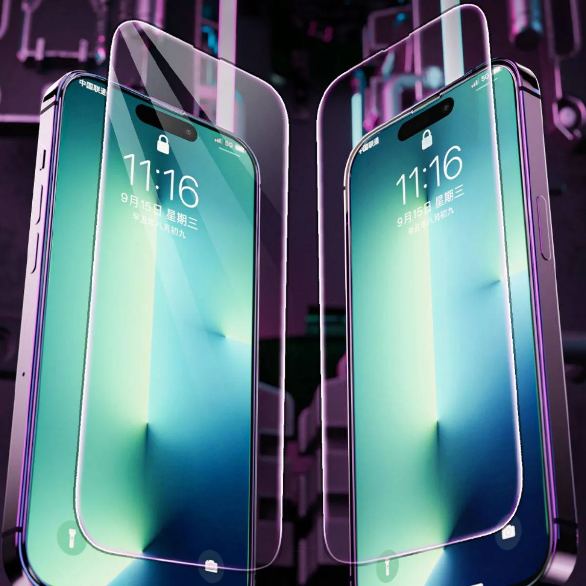 iPhone 13 WEKOME 9D Curved HD Tempered Glass Screen Protector WTP-066