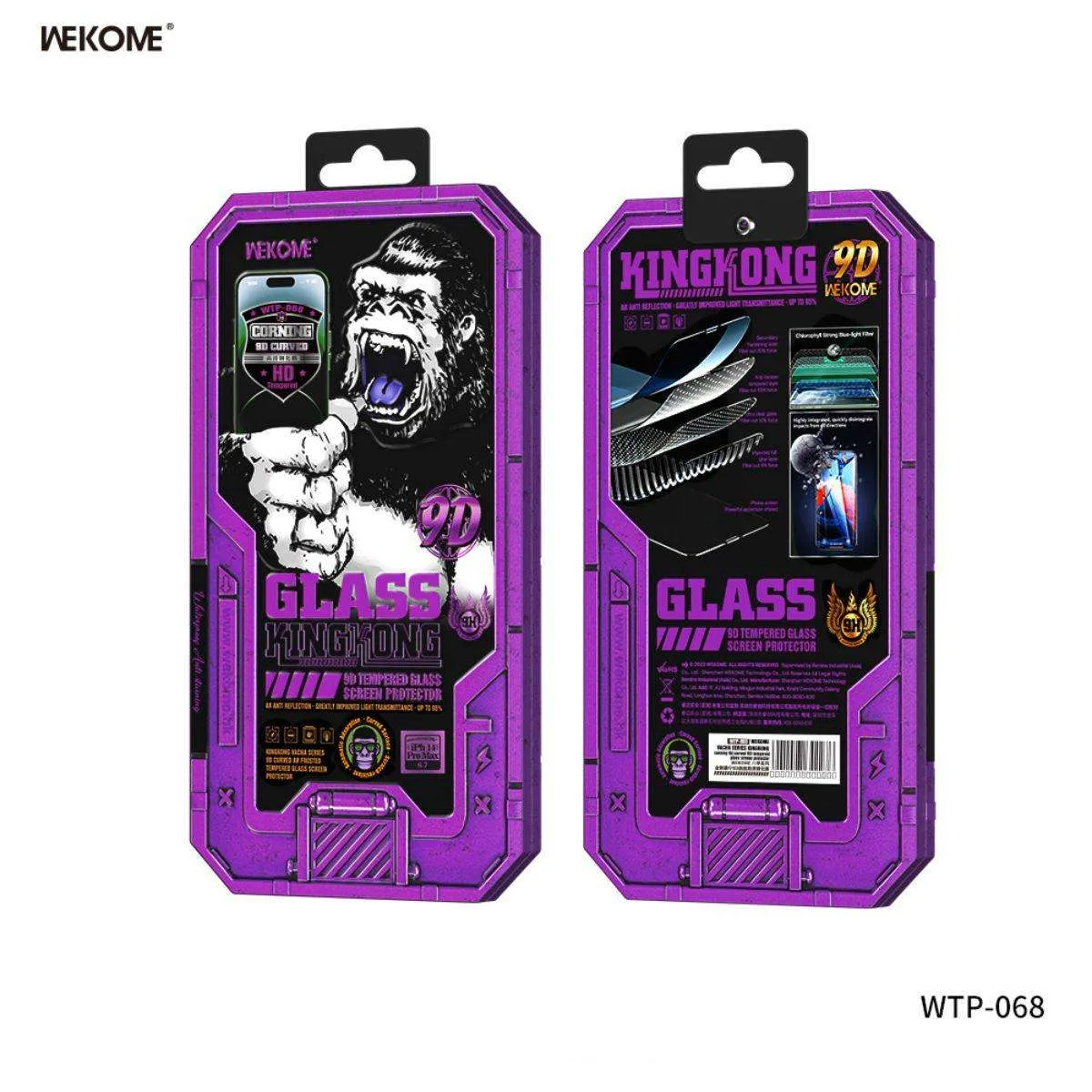 iPhone 13/13 Pro/14 WEKOME Corning 9D Curved HD Tempered Glass Screen Protector WTP-068