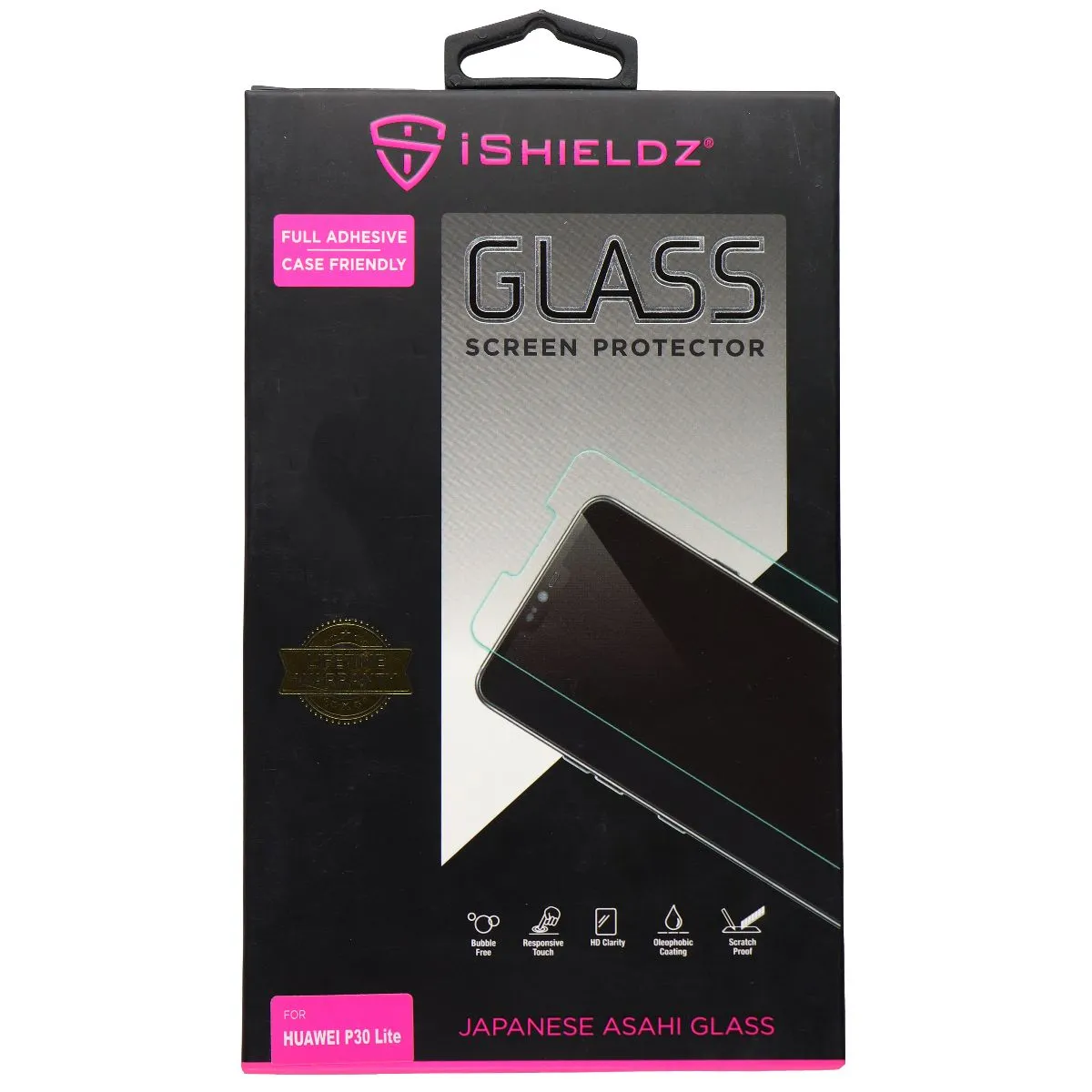 iShieldz Tempered Glass Screen Protector for Huawei P30 Lite - Clear