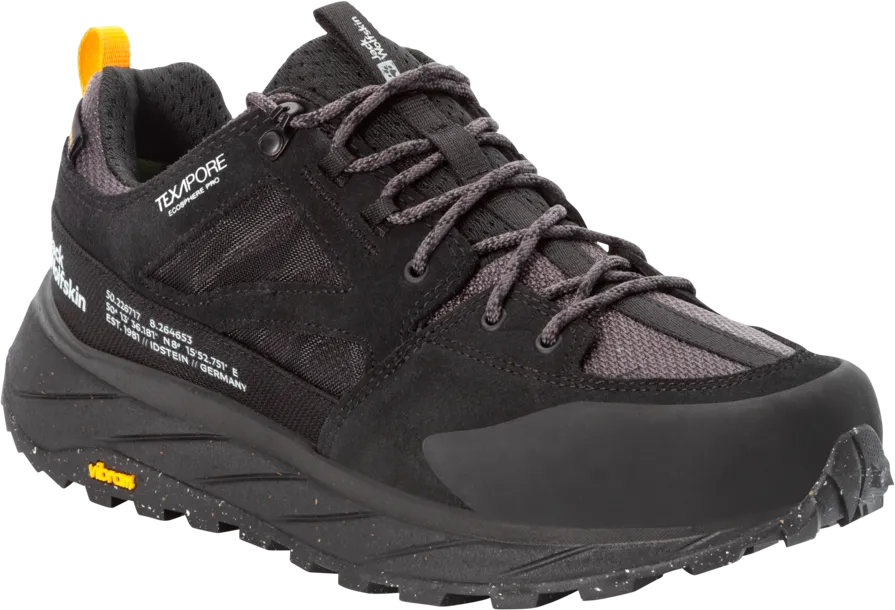 Jack Wolfskin Men&#x27;s Terraquest Texapore Low Black | Buy Jack Wolfskin Men&#x27;s Terraquest Texapore Low Black here | Outnorth