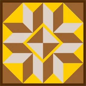 Kansas Star - Barn Quilt
