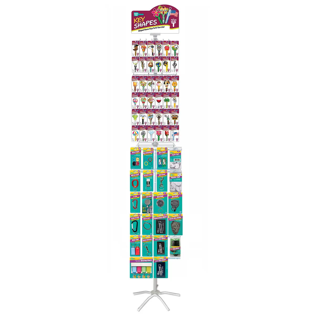 Key Shapes™ & Key Accessory Floor Display