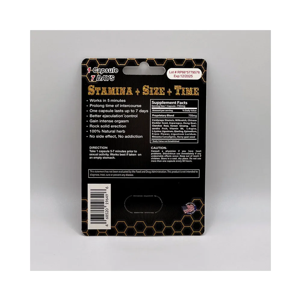 Killer Bee Male Enhancer 24 Pills Per Display