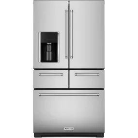 KitchenAid 5 Door Fridge (KRMF706ESS) - Stainless Steel