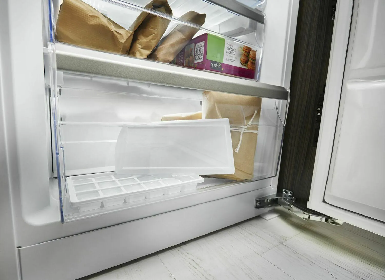 Kitchenaid KBBX104EPA 10 Cu. Ft. 24" Width Built-In Panel Ready Bottom Mount Refrigerator