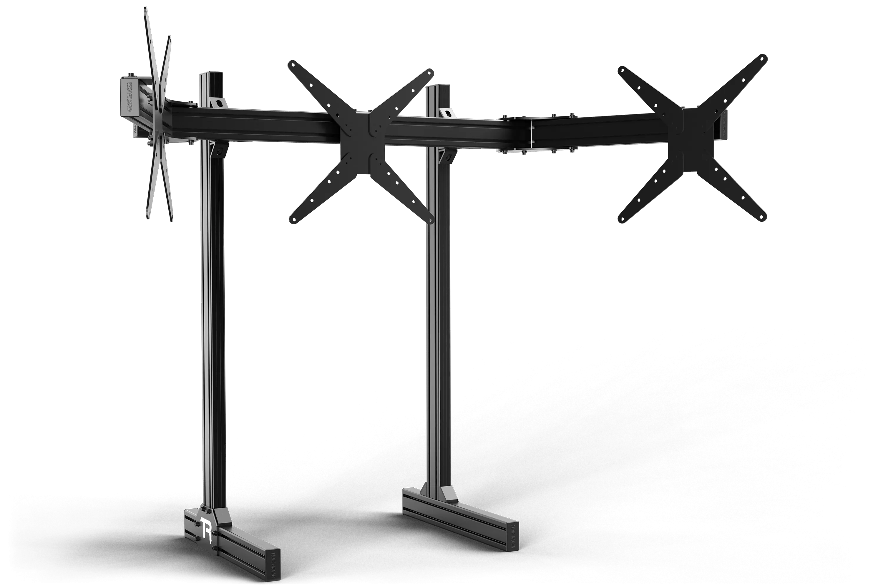 Large Freestanding Triple Monitor Stand - 1200mm / 47.25" Wide