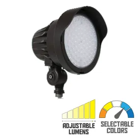 LED Bullet Spot Light, 4200Lm, 15|25|40 Deg. Lens, 30K|40K|50K, 120-347V